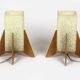 Rocket table lamps from pokrok zilina, 1970s, set of 2