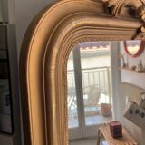 Nineteenth century pediment mirror