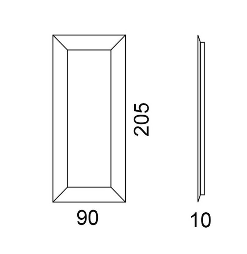 AURA BIG MIRROR - SUPERIOR DESIGN IN OUTLET -60%