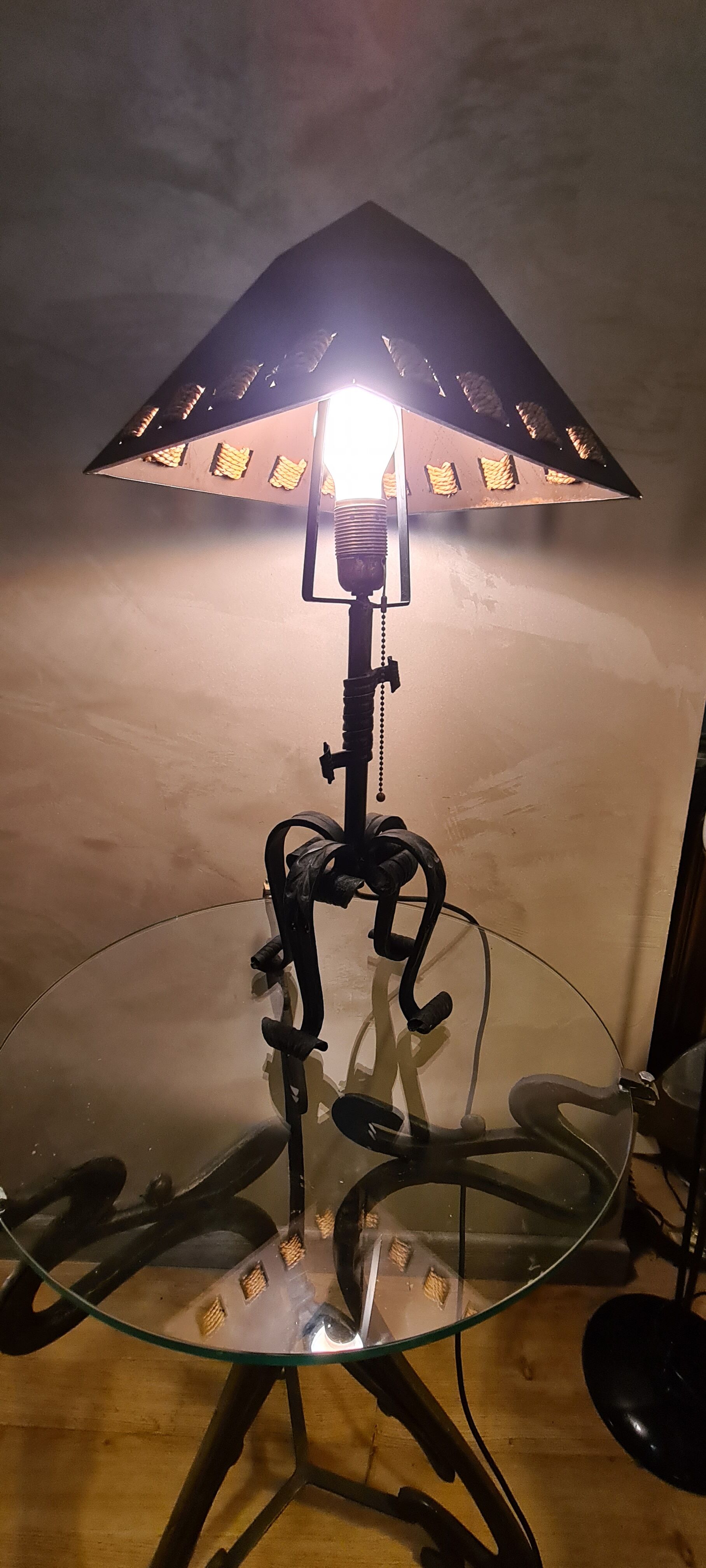 Brutalist lamp