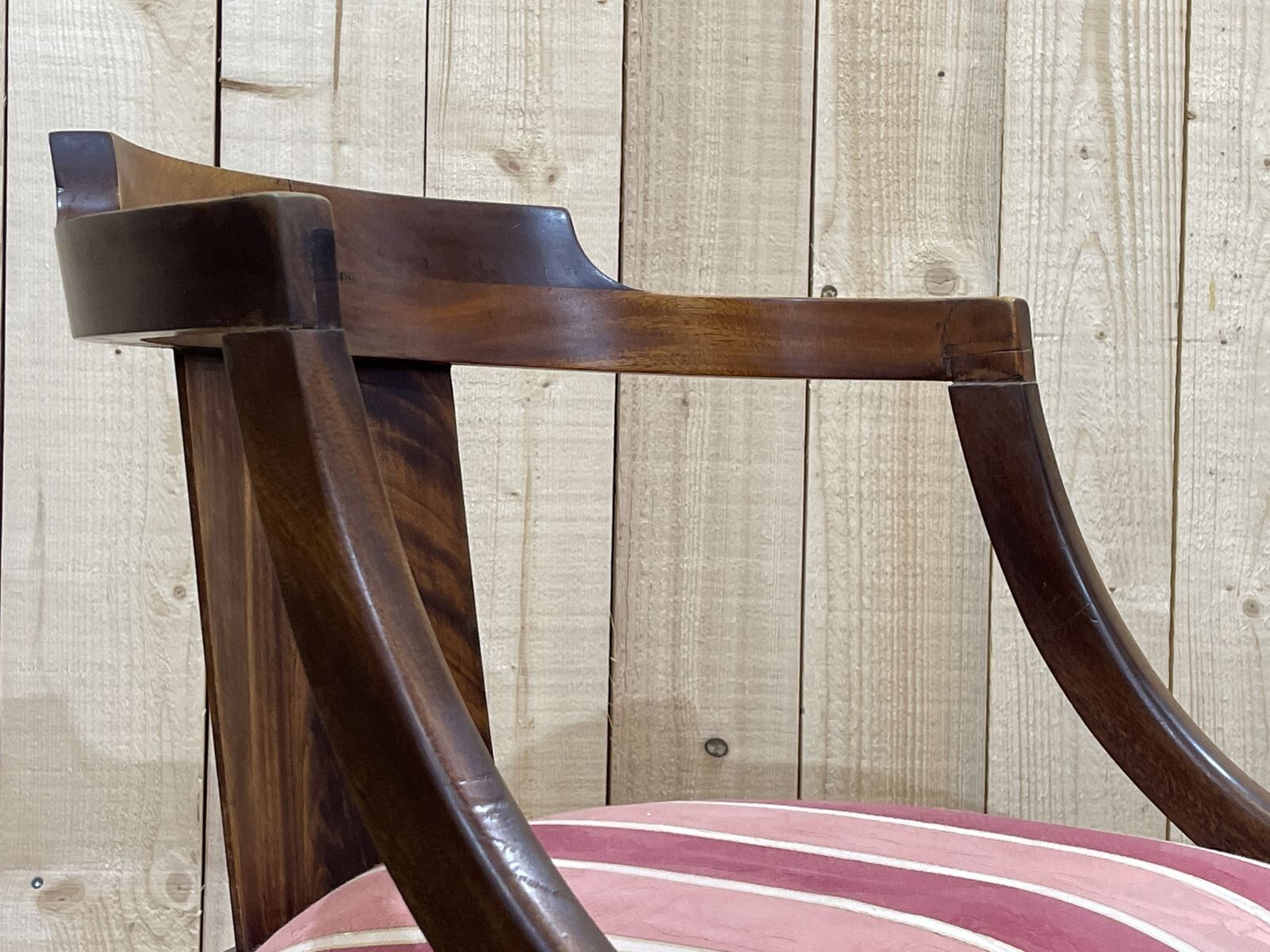 Empire XIXth mahogany armchair