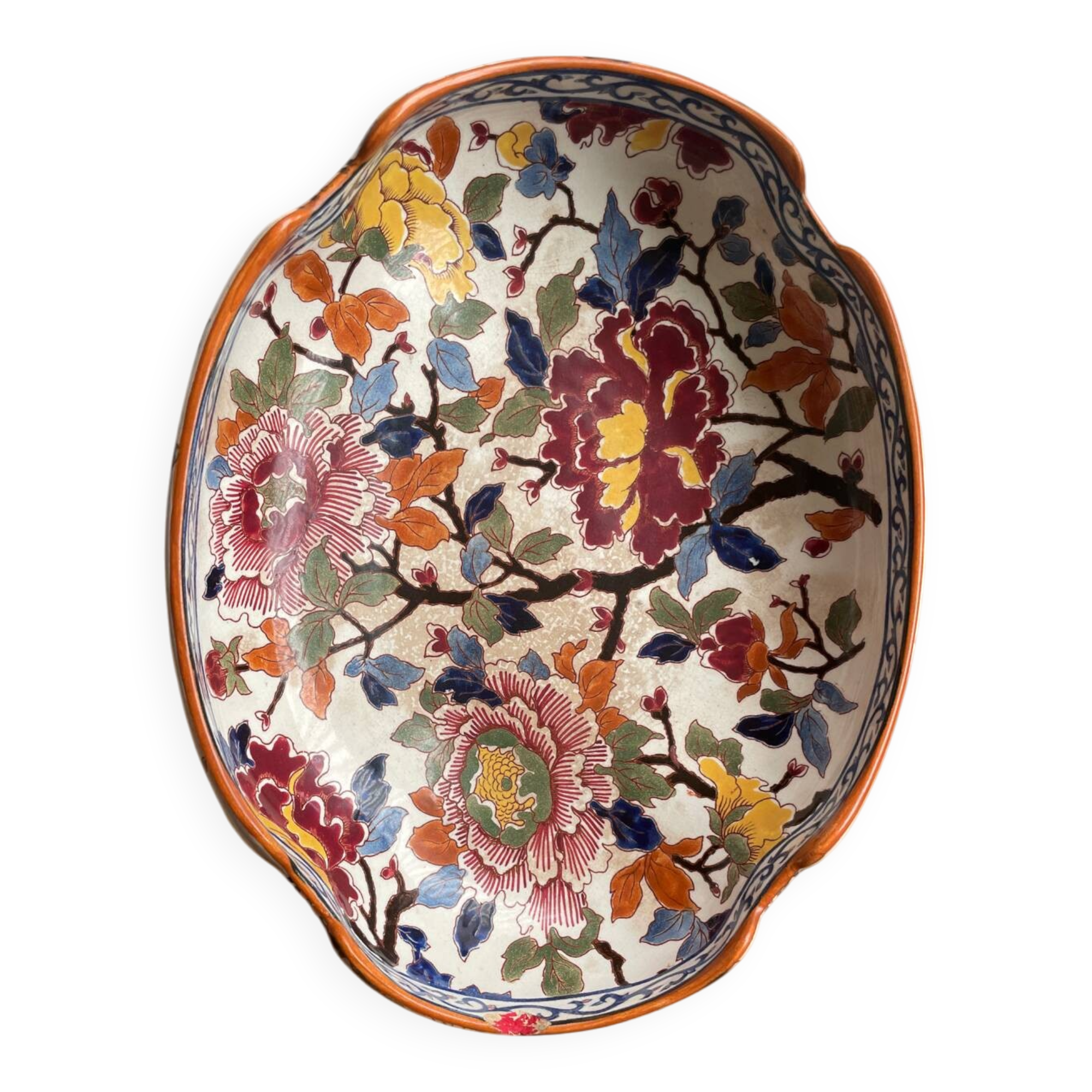 Gien Peony Fruit Bowl