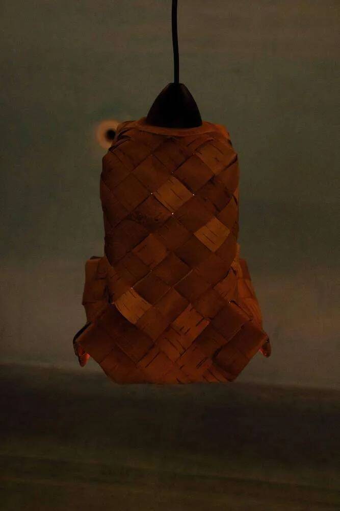 Japandi woven Scandinavian suspension, vintage