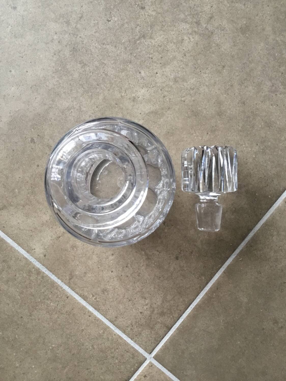 Lorraine crystal carafe