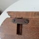 Vintage wall-mounted coat rack in solid oak