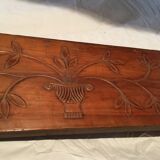 Sculpted walnut front