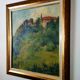 Painting by Robert KUVEN – Oil on canvas [ HST ] – Landscape HEILIGENBERG in ALSACE