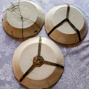 3 assiettes en faïence de Nevers XVIIIème