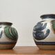 Cactus series round vases in ceramic from the mid-century modern Danish studio Søholm, 1960s, set of 2.