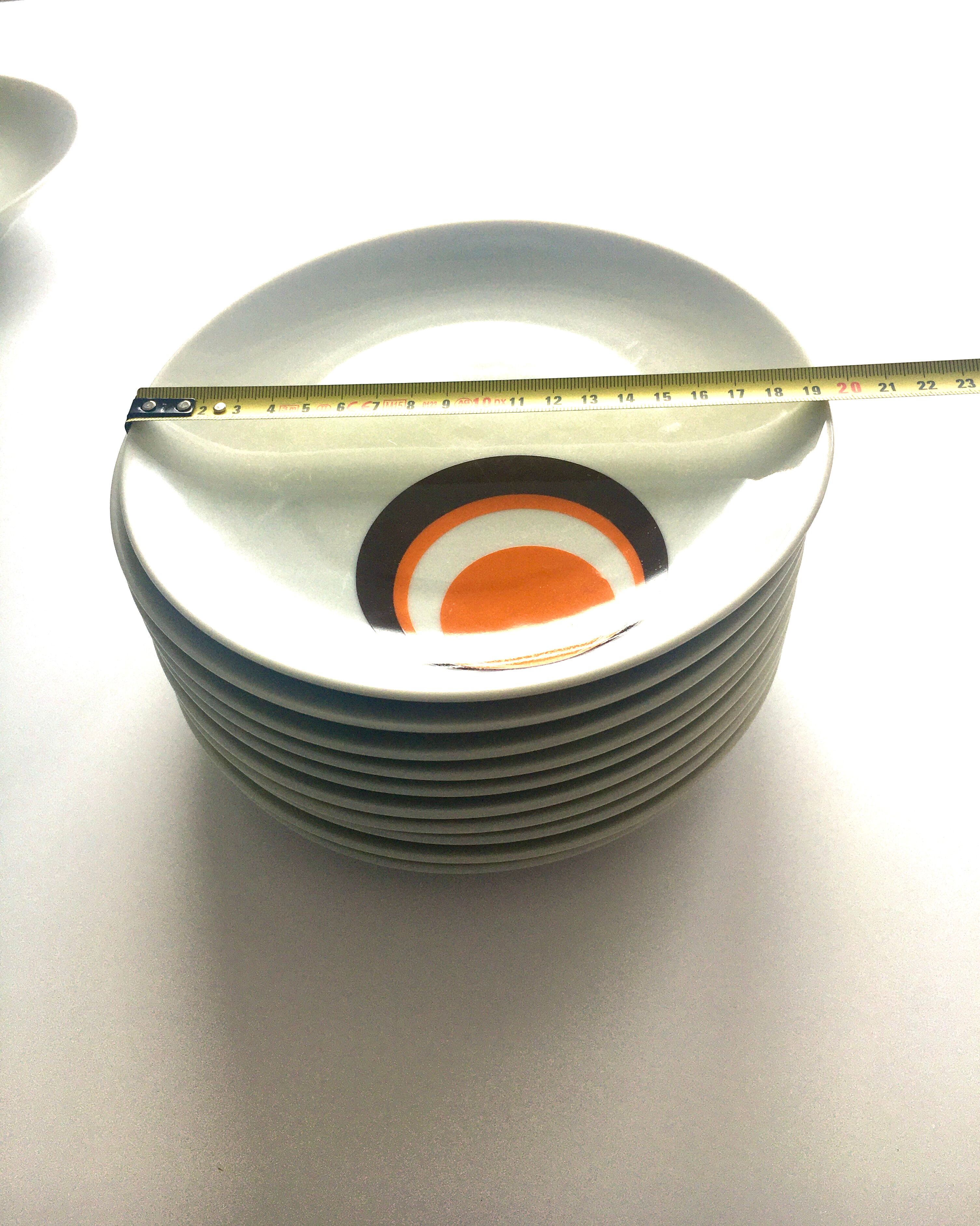 Service de table vintage 1970 Bavaria Winterling 29 pièces