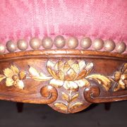 Pair of Louis XV style armchairs