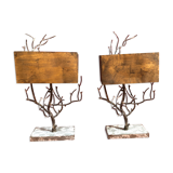 Pair of table lamps 2000s