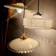 Art deco waterfall pendant light