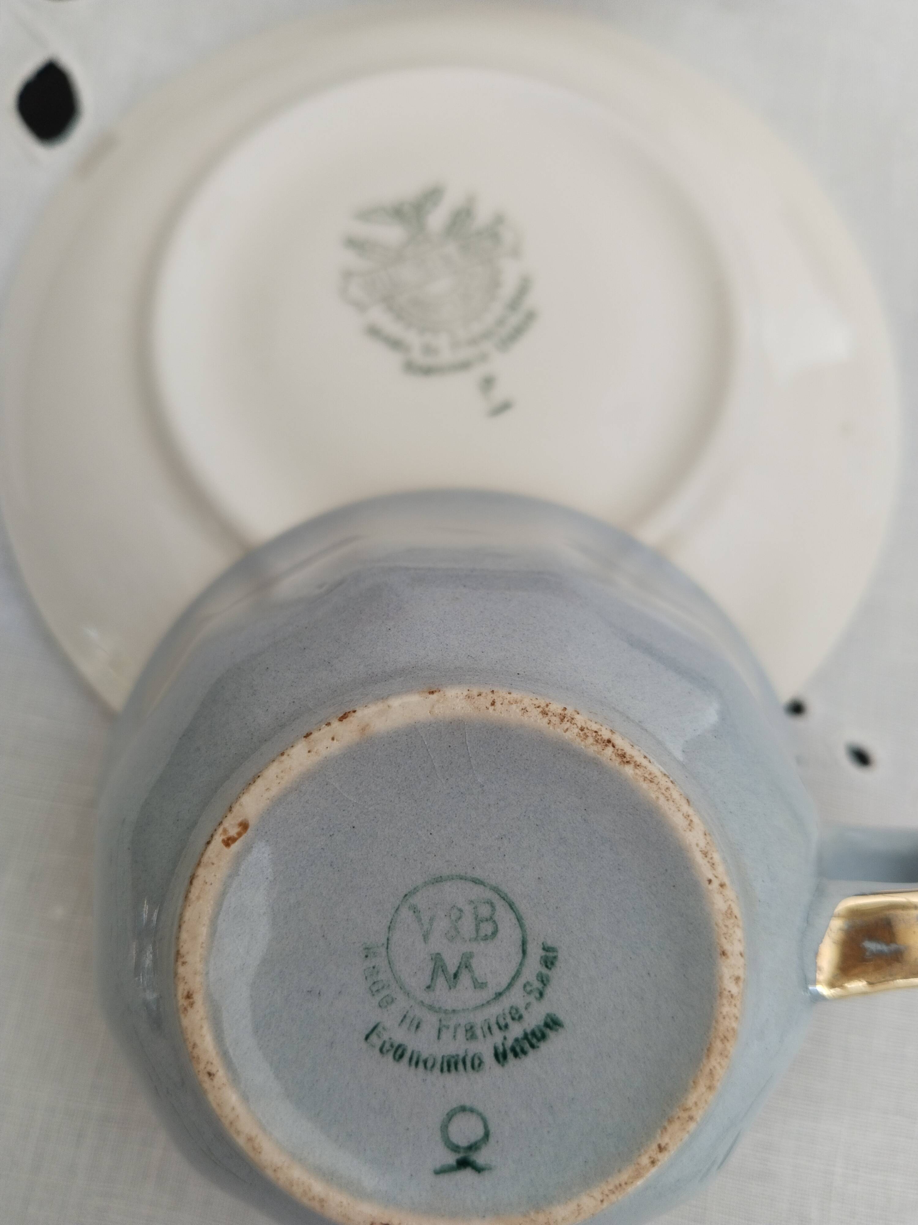 Old Villeroy and Boch coffee service, vintage French