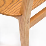 Set of 4 ash chairs by Wanda Genga from 50s