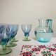 Ensemble de 6 verres à eau vintage italien