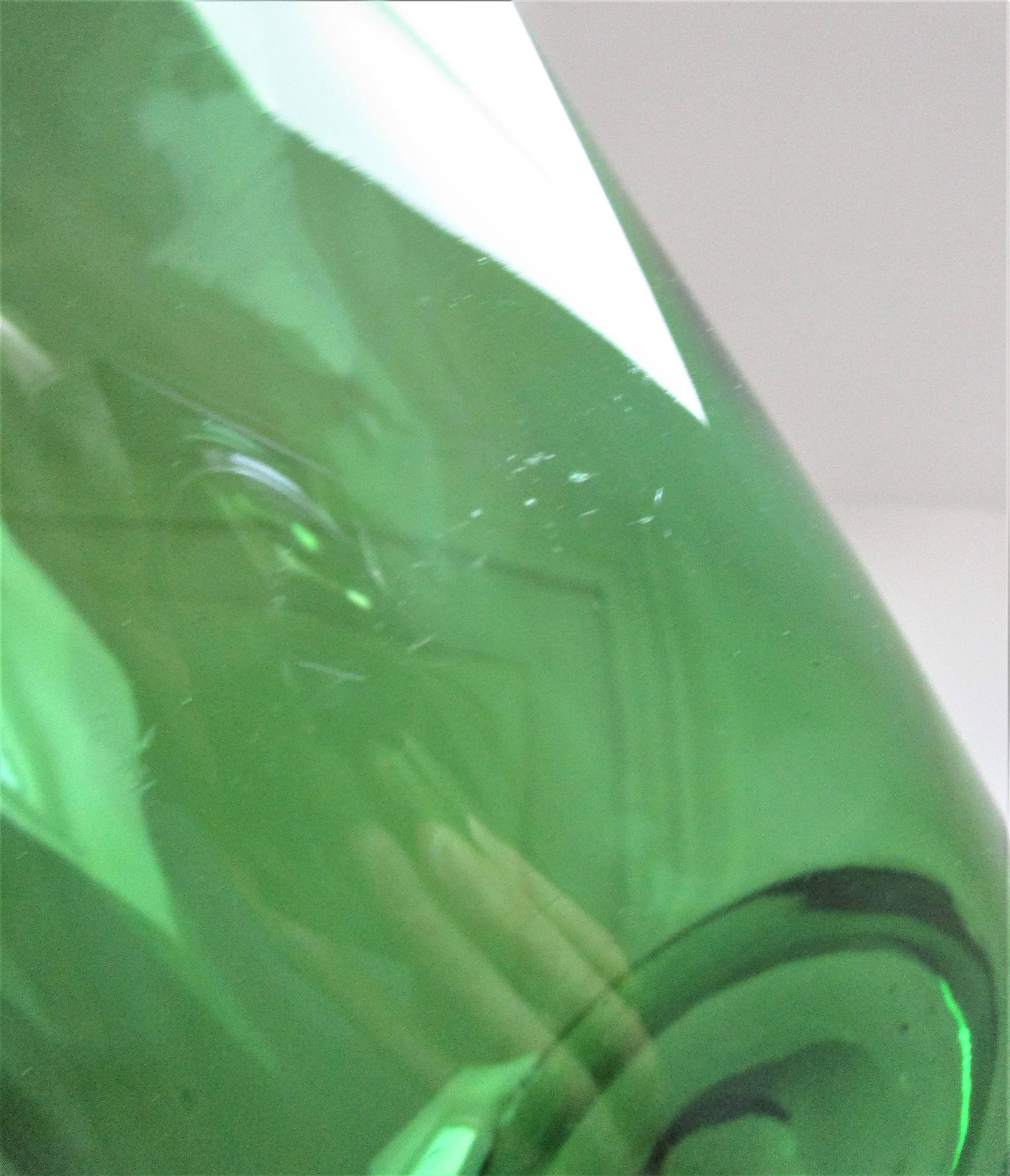 blown glass pitcher, Italian work, 1960s