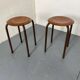 Vintage Industrial Stools from Marko, 1950s, Set of 2