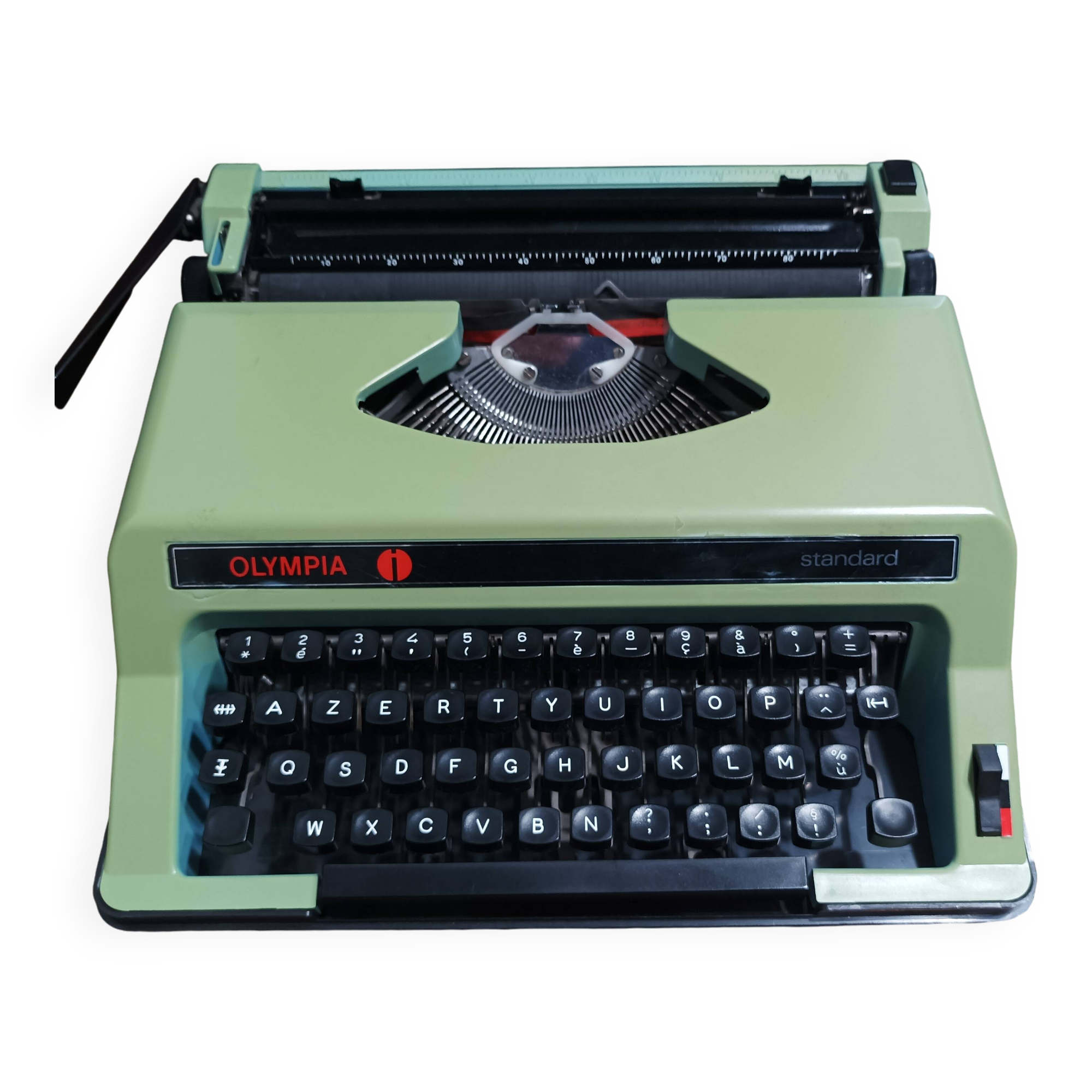 Olympia Standard Green/Blue Typewriter