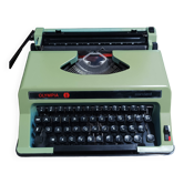 Olympia Standard Green/Blue Typewriter