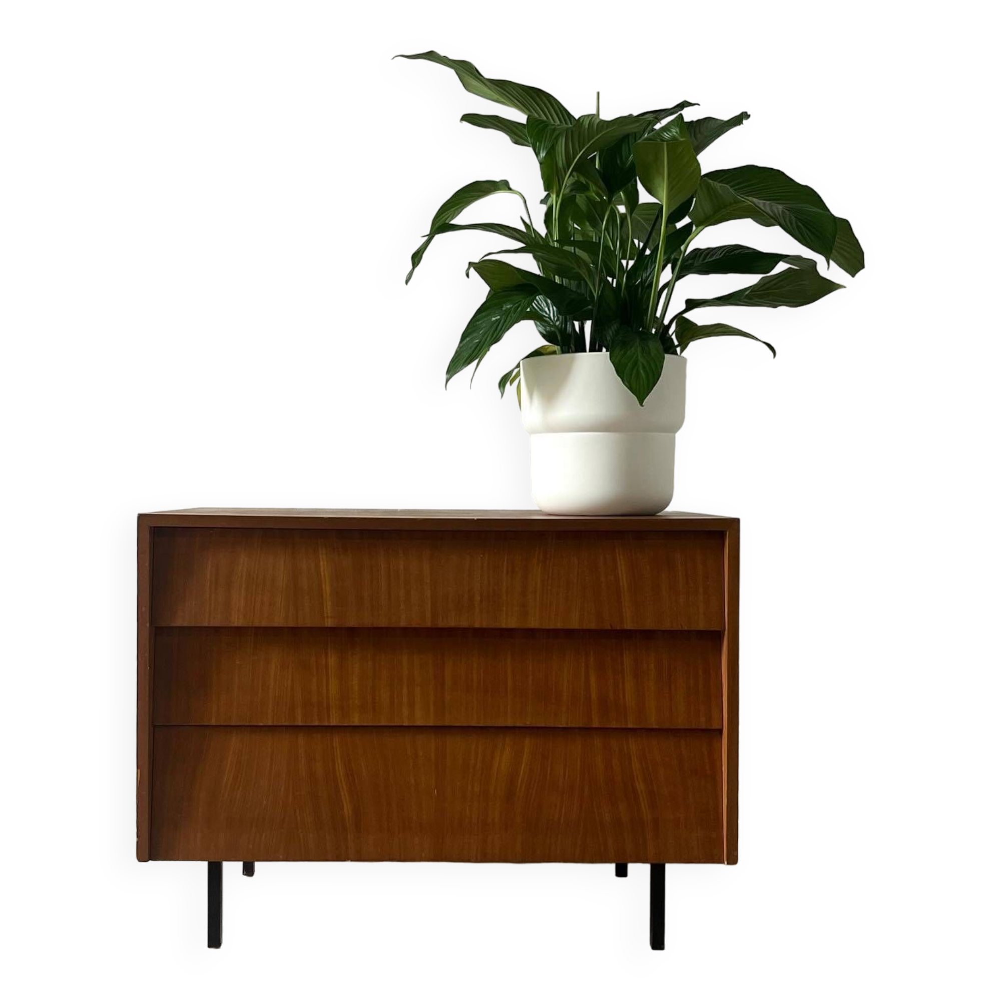 Vintage 3 drawer chest of drawers, 1960's