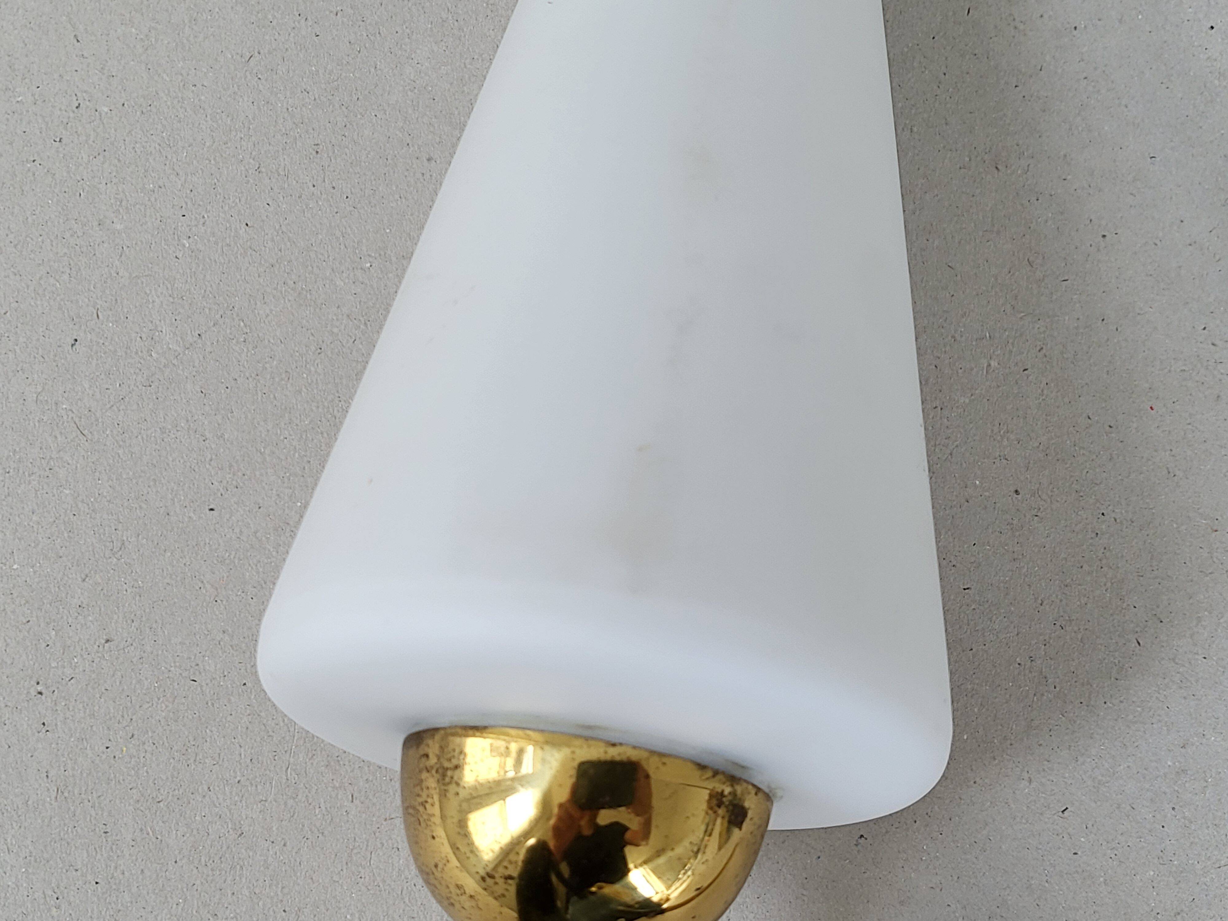 Pair of vintage Arlus wall lights 1950