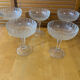 Set of 5 ice cream bowls bormioli rocco model america 20’s soft glass