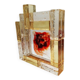 Cendrier / sculpture rare des années 1950 en verre de Murano soufflé à la main, attribué à Toni Zuccheri.