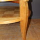 Art Deco Period Pedestal Table in Birch From Norway to Two Trays Around 1930