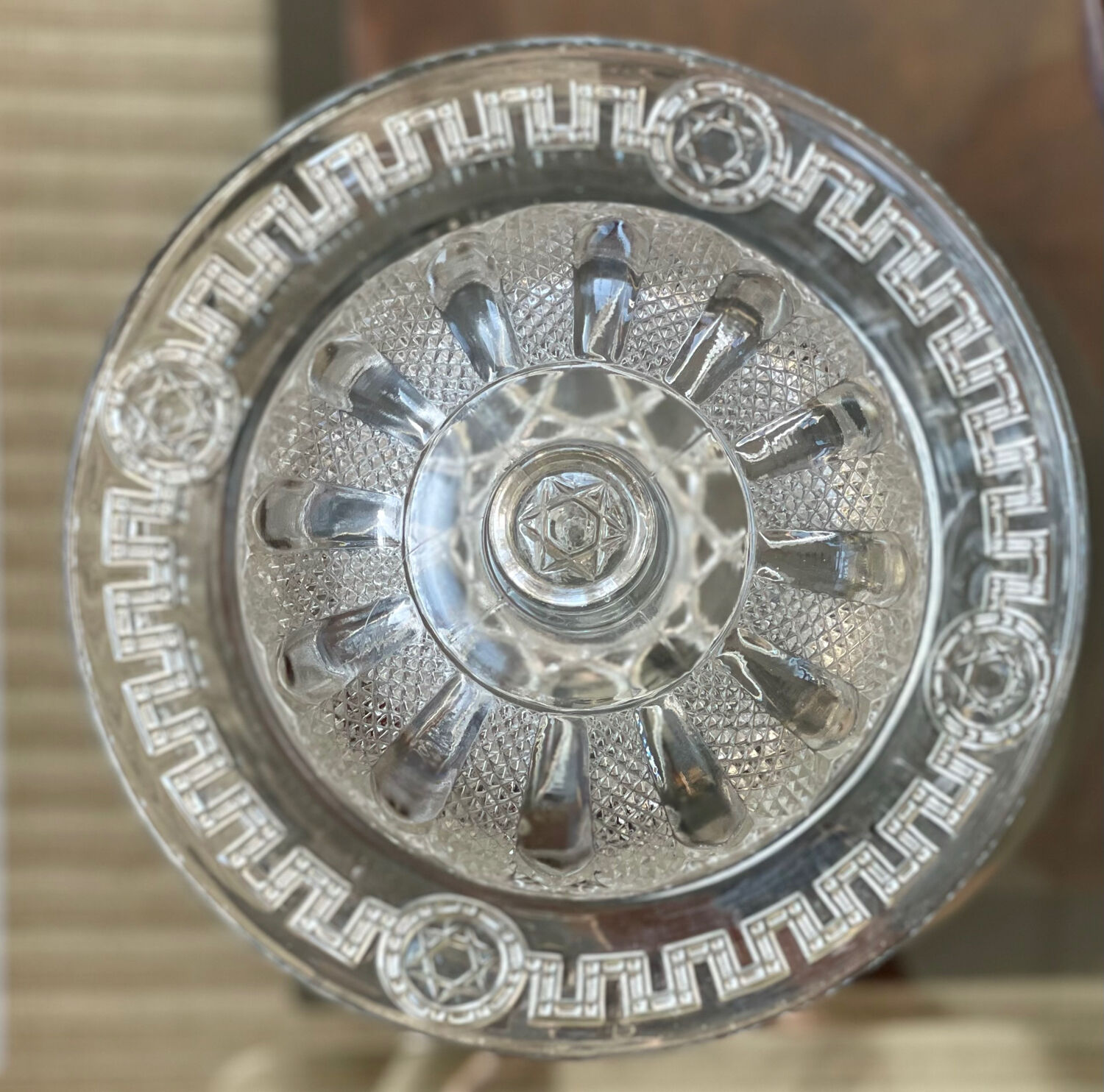 Reims crystal cheese platter