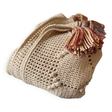 Couvre-lit -Plaid en laine - Tricot