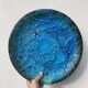Glacier ennamel tureen vintage turquoise blue 1960 / cyclops varnished earthenware by Charles Cart