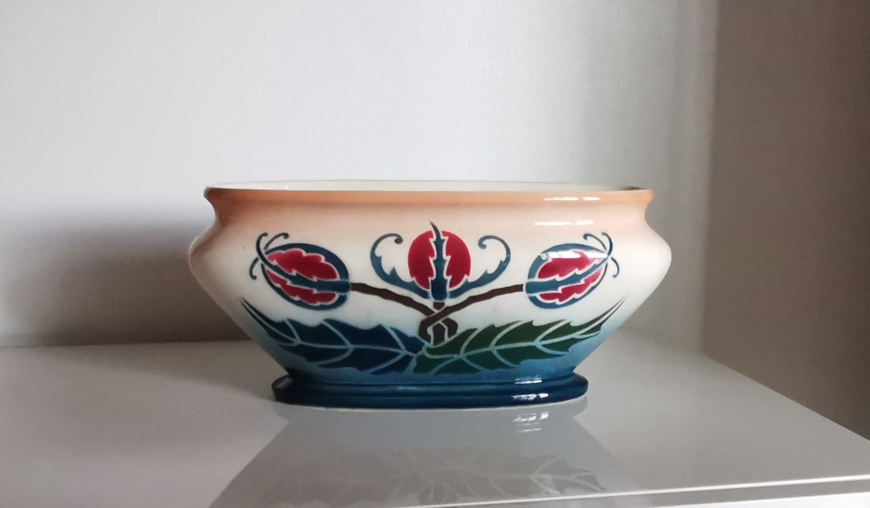 Planter – modernist planter – gustav de brum- certificate of authenticity