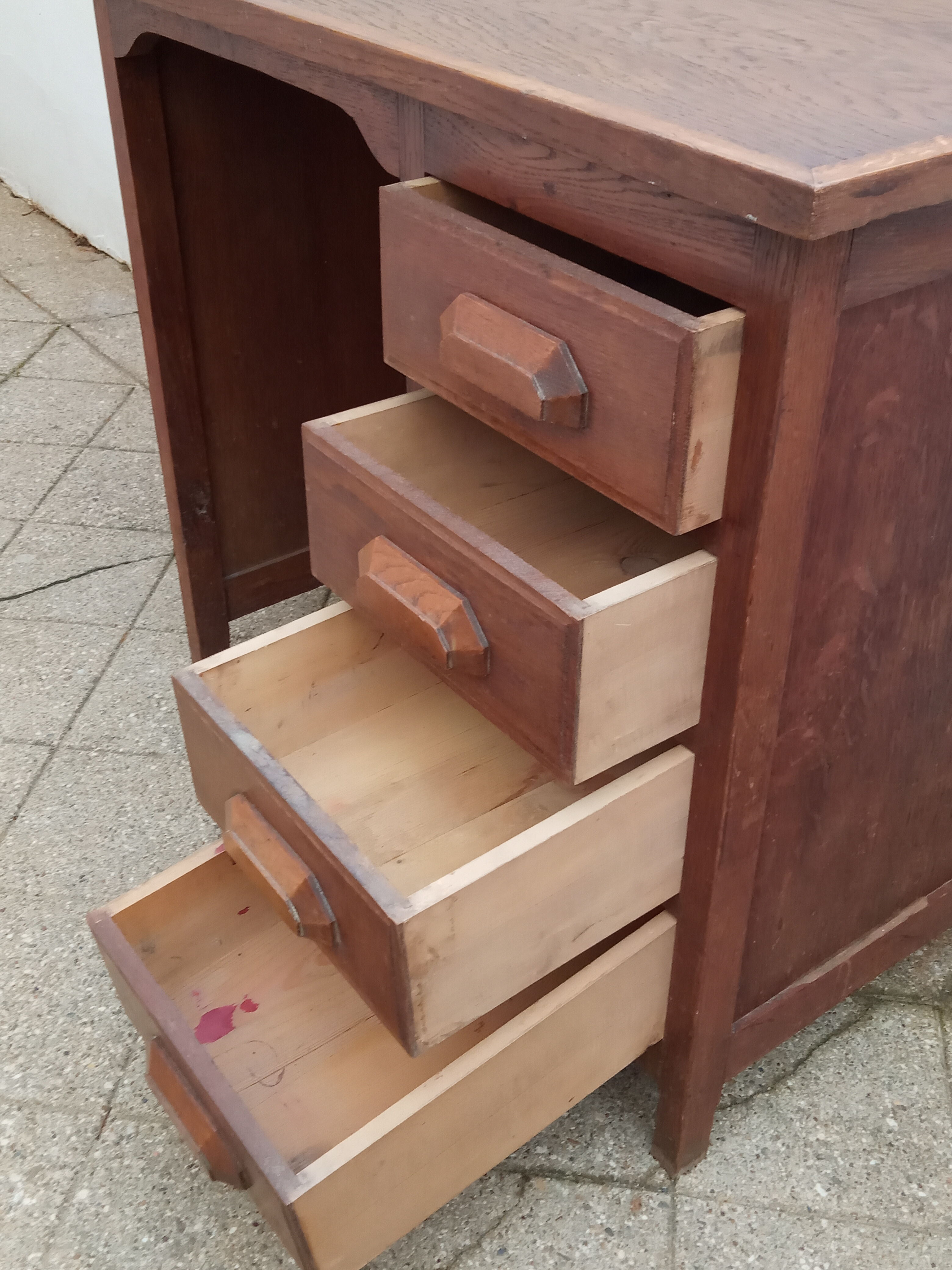 Oak desk 40s/50s