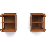 Oak art deco hanging cabinets 1930s