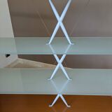 Pascal Mourgue Designer Shelf - Tempered Glass and Wood - Cinna Roset