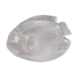 Vintage glass fish dish