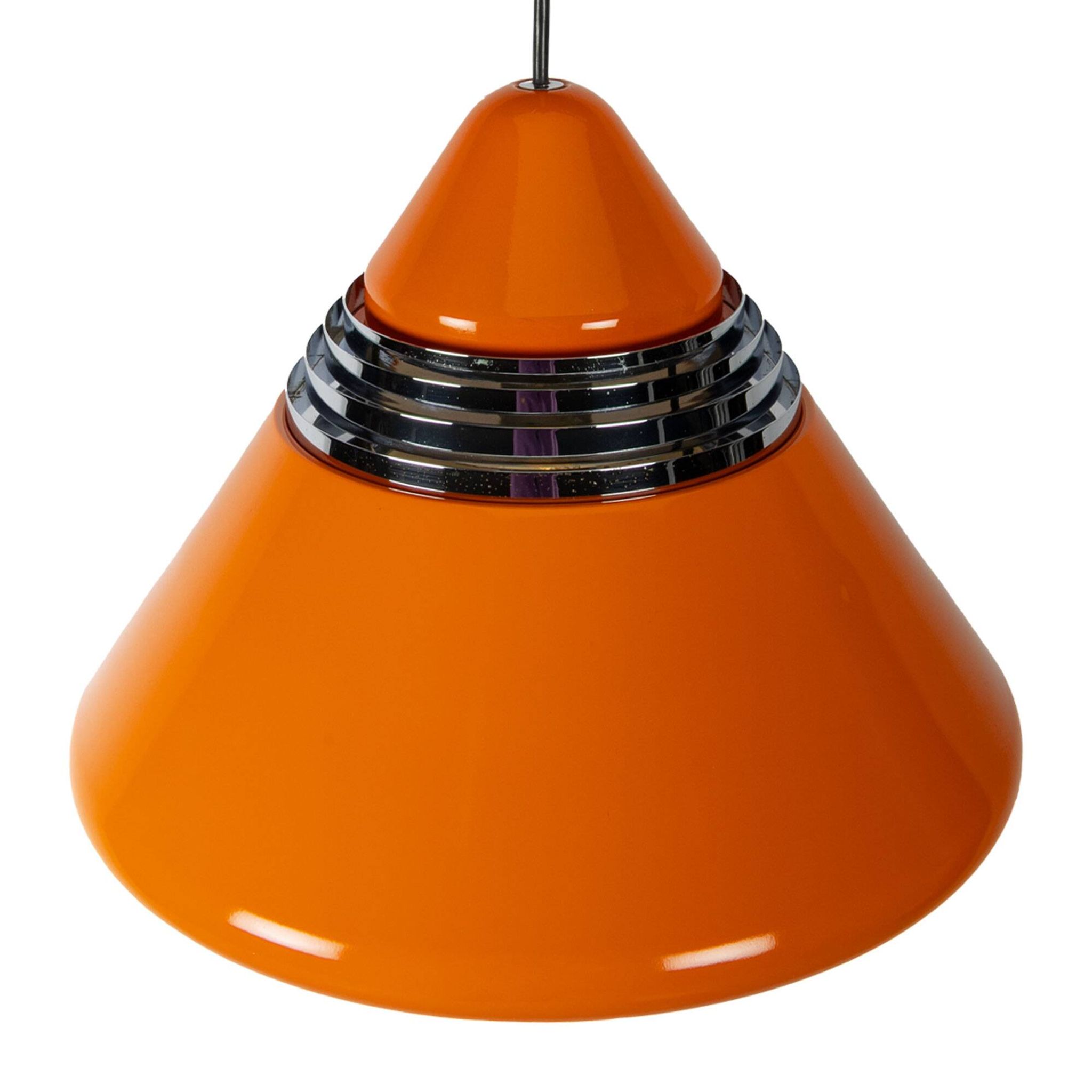 Red Scone Pendant Lamp by Kazuo Motozawa for Staff