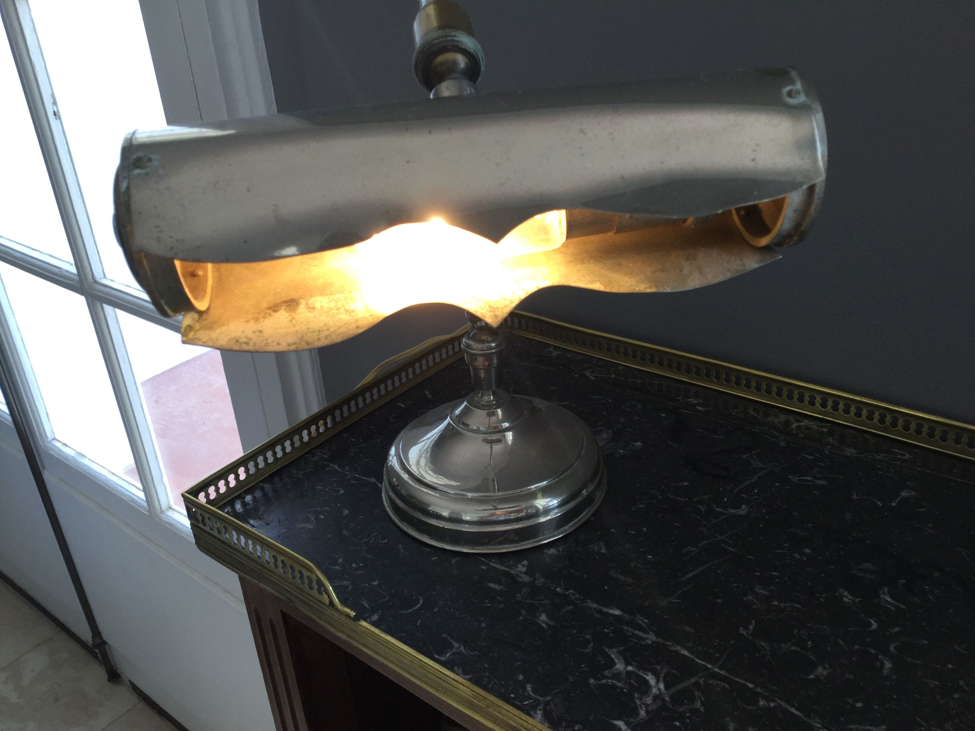 Former notary or banker lamp