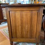 Louis XVI walnut chest of drawers, 3 drawers.