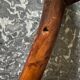 Raw wooden salad bowl