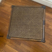 Rattan nesting tables