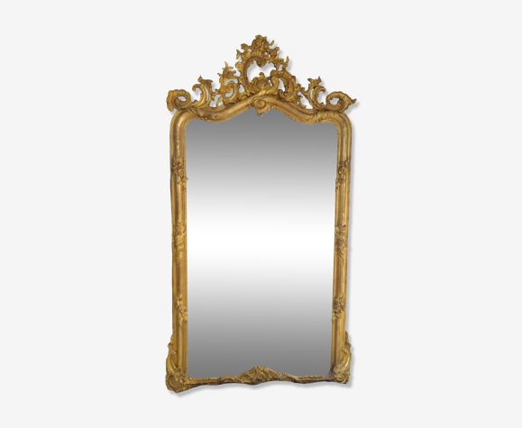 Miroir ancien doré, 120x180 cm