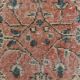 3x9 Vintage All-Over Floral Red Turkish Runner Rug, 92x286Cm