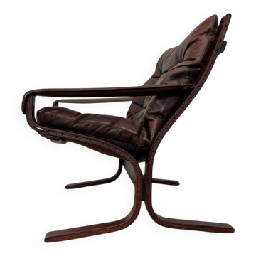 Midcentury "Siesta" Lounge Chair, Ingmar Relling for Westnofa, Norway, 1970
