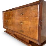 An art deco Italian chest of drawers, Italy 1950s