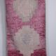 Vintage Turkish rug from Oushak, hand-woven 91x300 cm