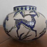 Vase Kéralouve aux antilopes
