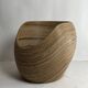 Pencil reed rattan bamboo egg pod chair
