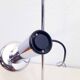 Lampe de bureau en métal chromé
